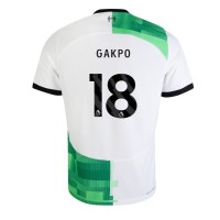 Liverpool Cody Gakpo #18 Vieraspaita 2023-24 Lyhythihainen